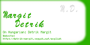 margit detrik business card